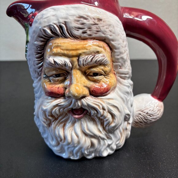 Vintage Santa Claus Double Sided Pitcher by Flowers Inc. - Picture 2 of 7